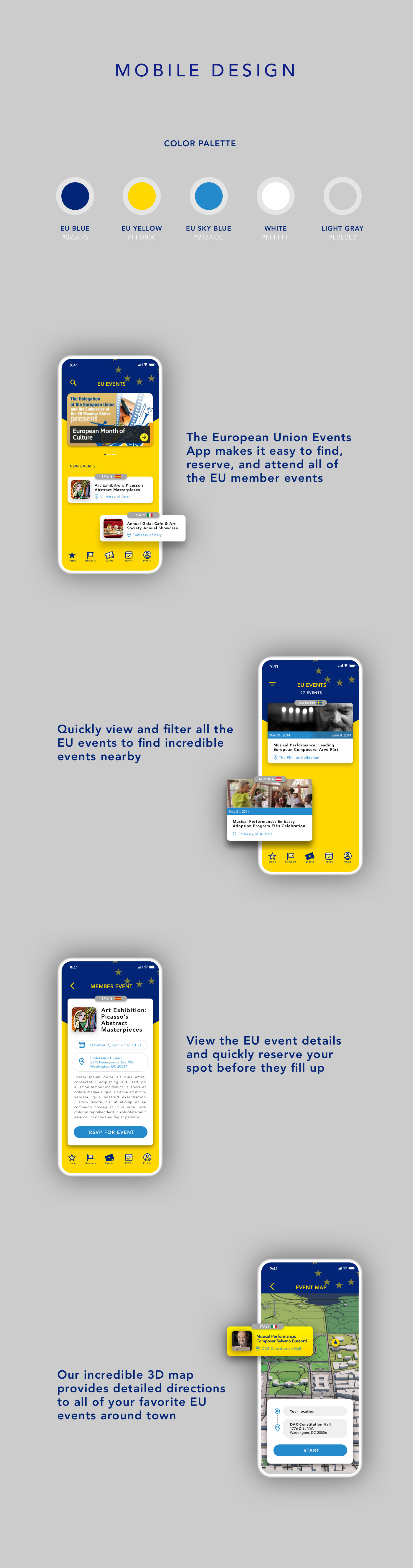 portfolio - mobile screens