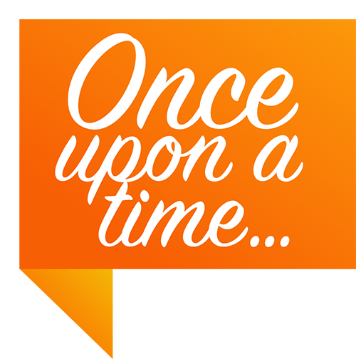 once upon a time storytelling graphic