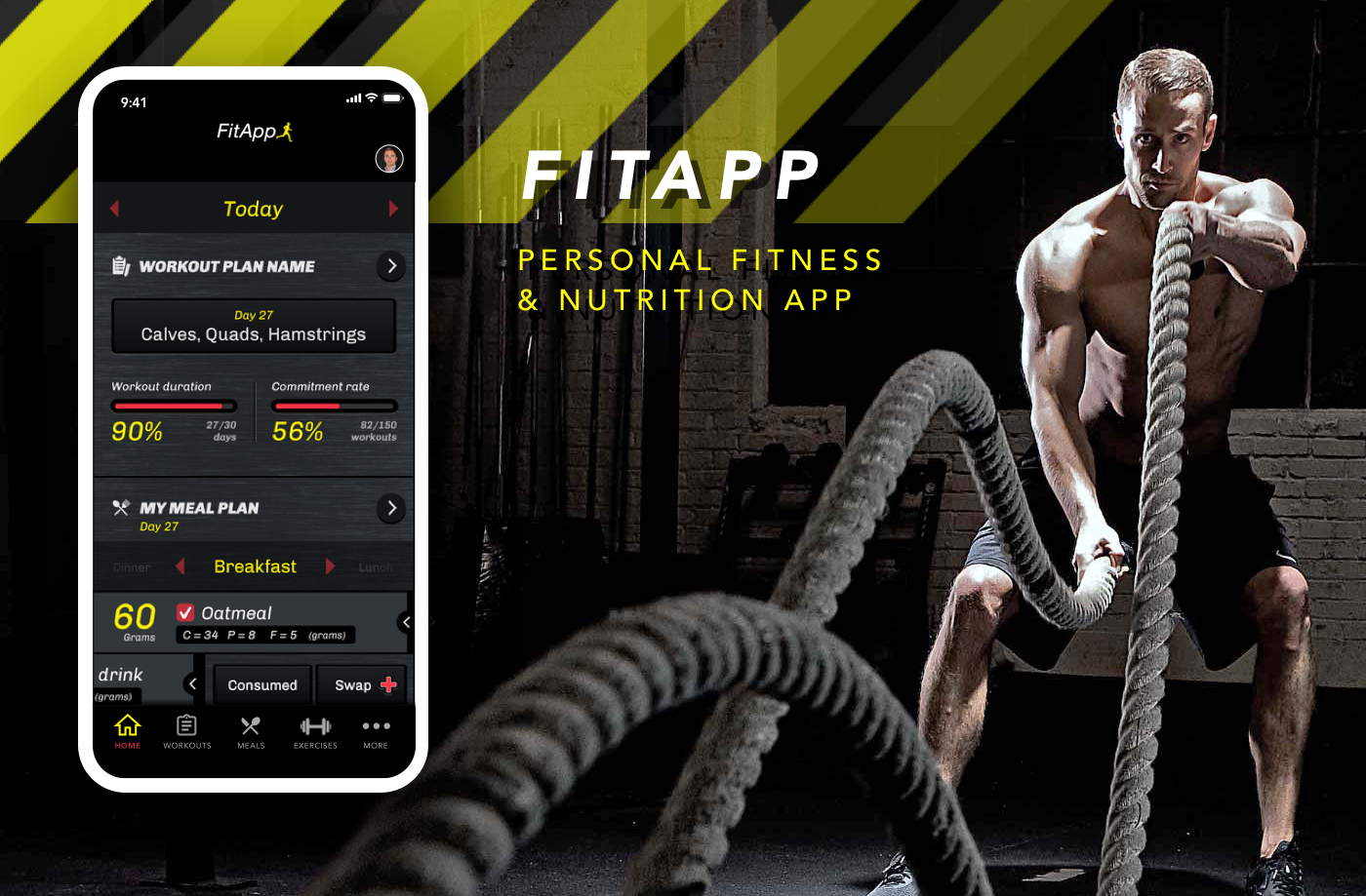 hero - FitApp Mobile App