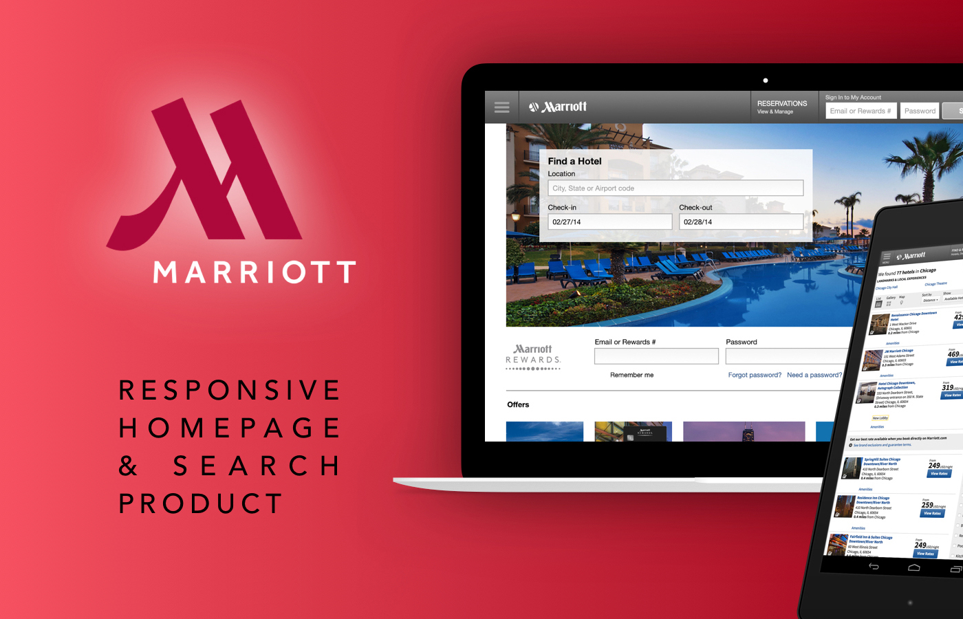 hero - marriott search product