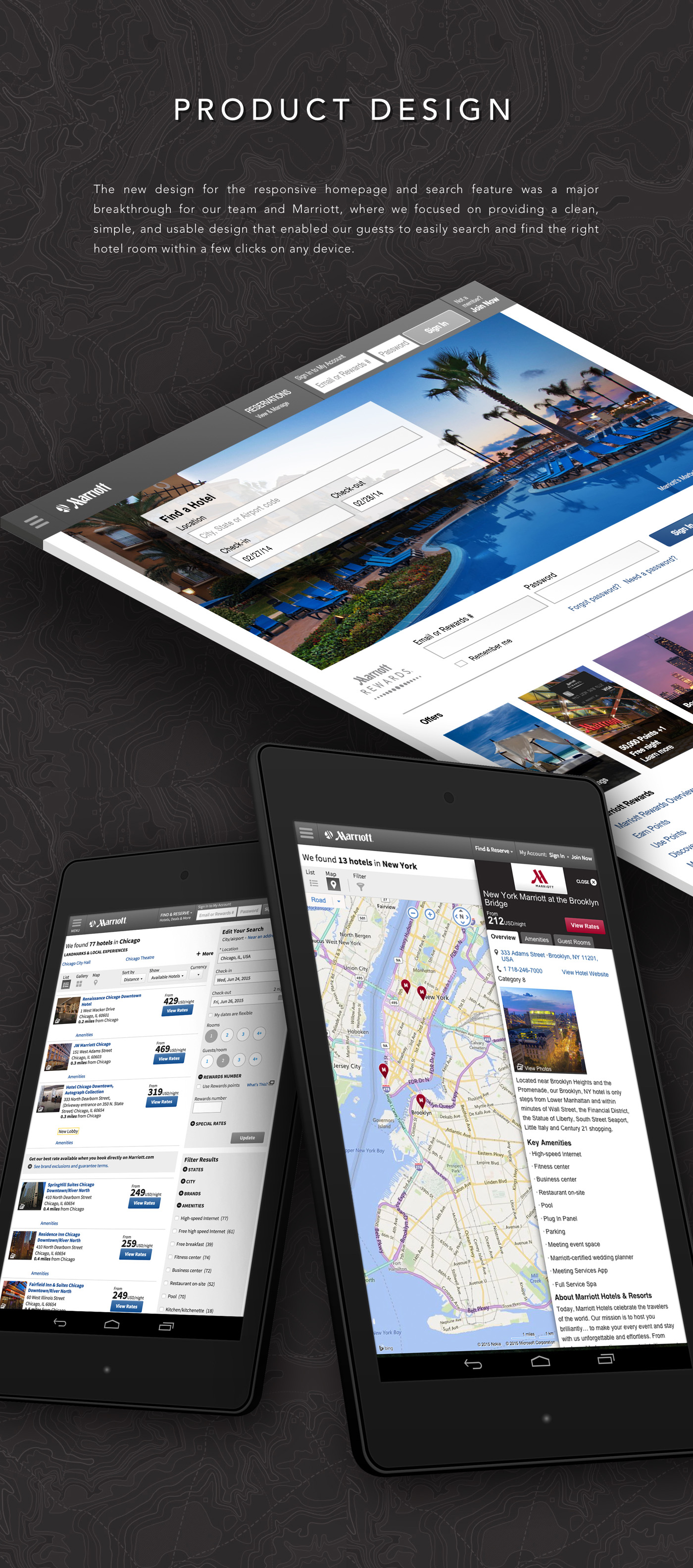 portfolio - marriott responsive web design
