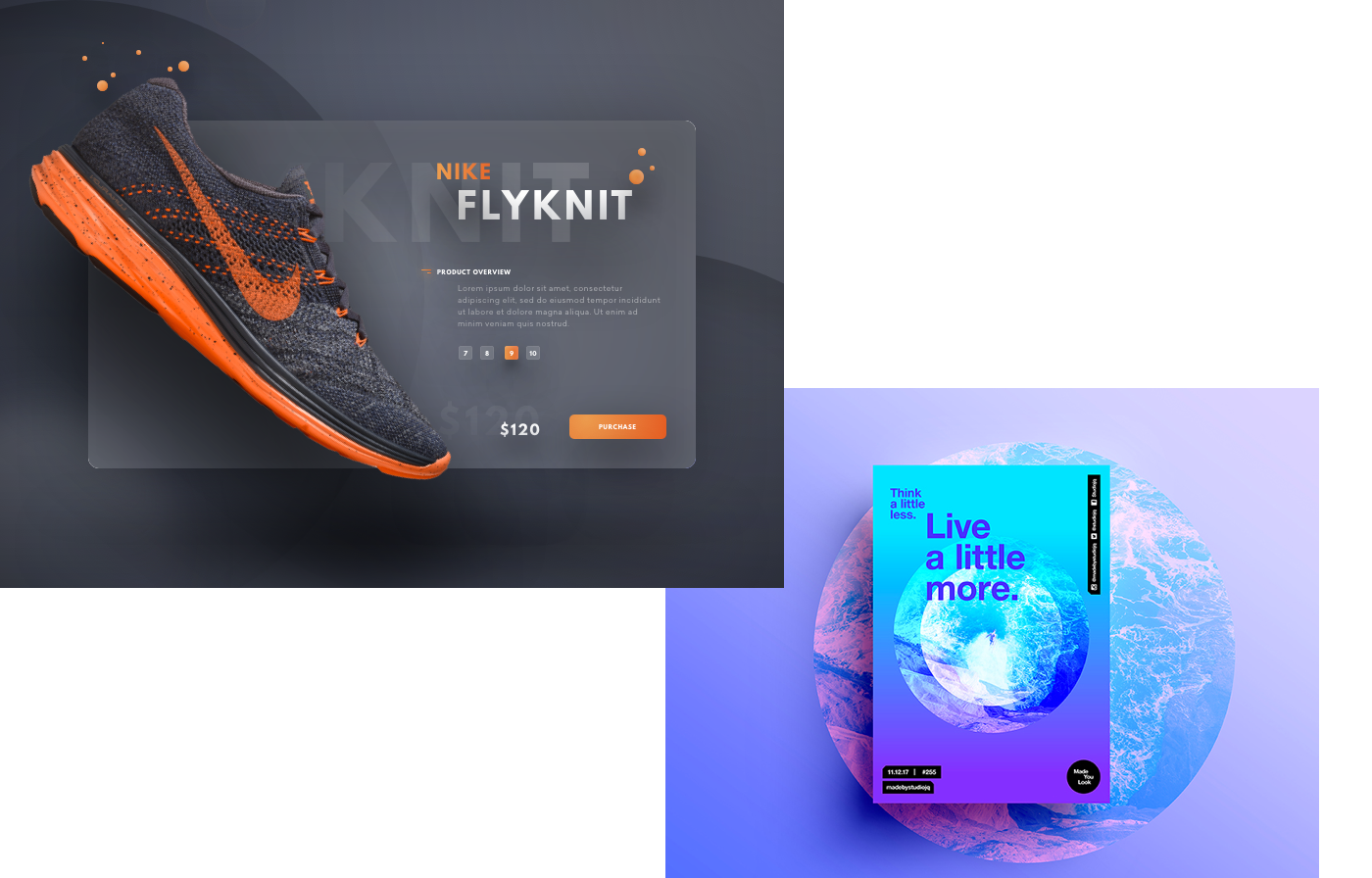 hero - 3D depth and realism nike