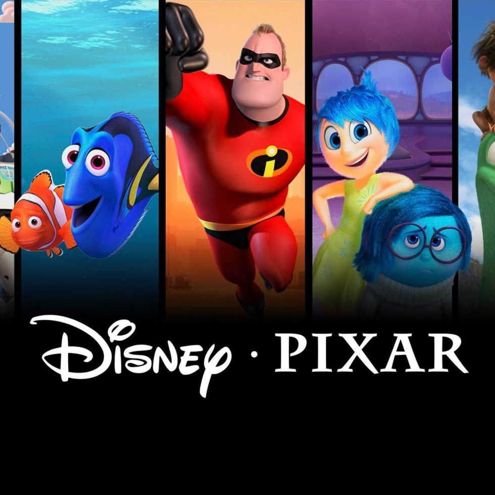 disney pixar movies and characters